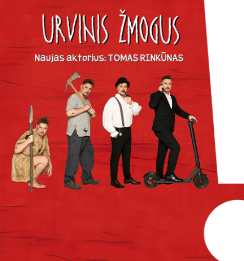 Renginio nuotrauka, DOMINO teatras: premjera URVINIS ŽMOGUS
