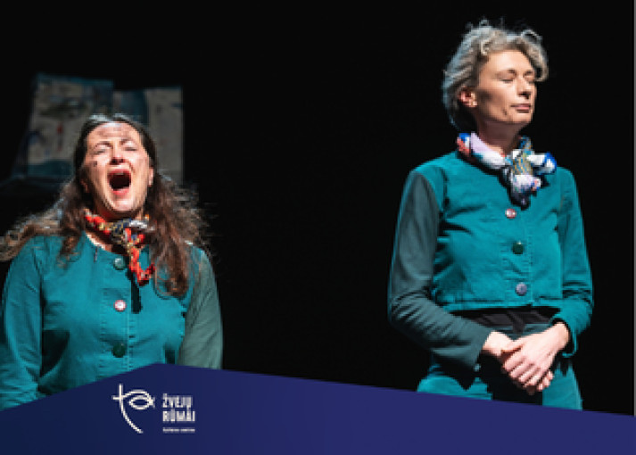 Renginio nuotrauka, „Teatro istorijos". „Pasišiukšlinę"