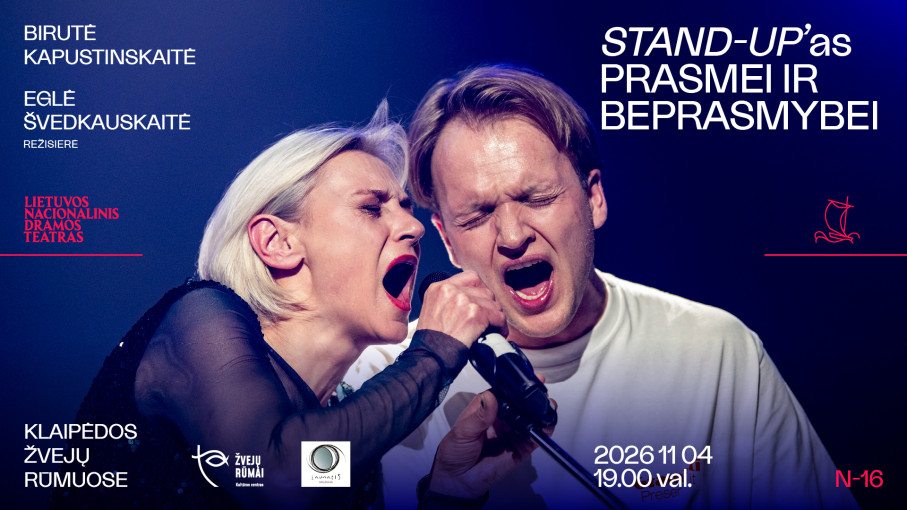 Renginio nuotrauka, LNDT. „Stand-up'as prasmei ir beprasmybei" (N 16)
