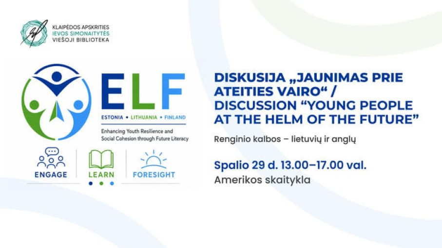 Renginio nuotrauka, Diskusija „Jaunimas prie ateities vairo“ / Discussion “Young People at the Helm of the Future”