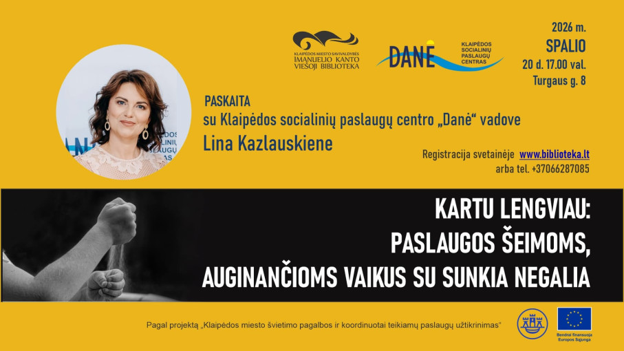 Renginio nuotrauka, Atvira paskaita „Kartu lengviau: paslaugos šeimoms, auginančioms vaikus su sunkia negalia“