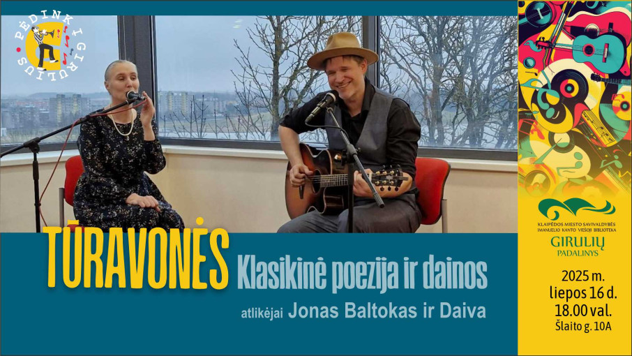 Renginio nuotrauka, Tūravonės. Klasikinė poezija ir dainos