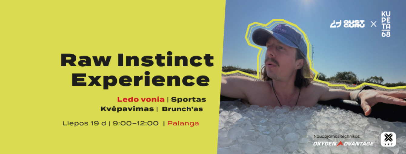 Renginio nuotrauka, 🔥 RAW INSTINCT EXPERIENCE – Ledo vonia Palangoje