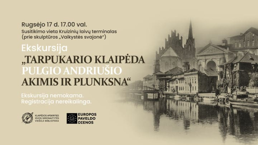 Renginio nuotrauka, Ekskursija „Tarpukario Klaipėda Pulgio Andriušio akimis ir plunksna“