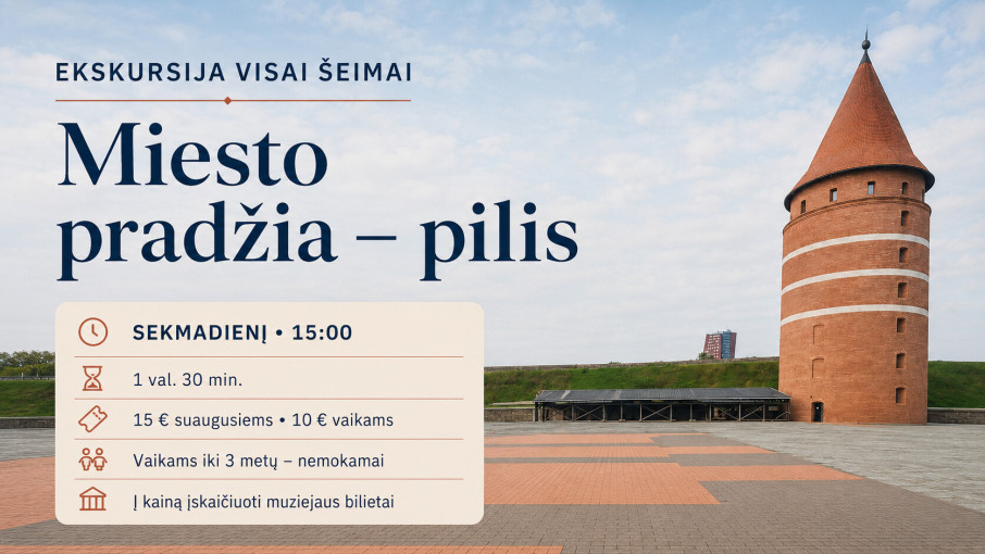 Renginio nuotrauka, Ekskursija ,,Miesto pradžia-pilis"