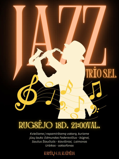 Renginio nuotrauka, Jazz Trio S.E.L. | Kurpiai