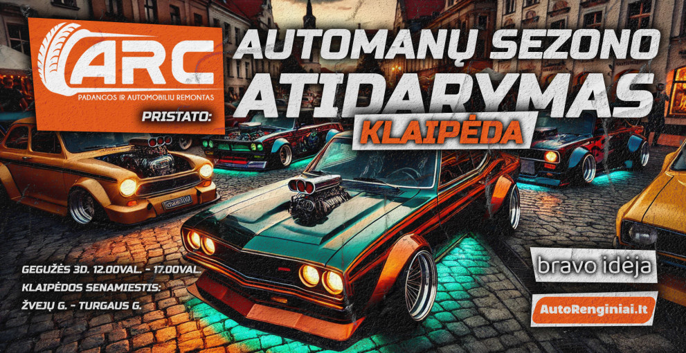 Renginio nuotrauka, ARC-Padangos pristato: Automanų sezono atidarymas – KLAIPĖDA