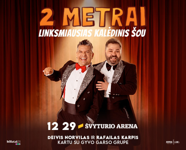 Renginio nuotrauka, 2 METRAI: Linksmiausias Kalėdinis Šou