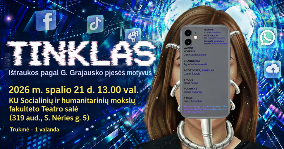 Renginio nuotrauka, Spektaklis „Tinklas“ | Klaipėdos universiteto studentų teatras