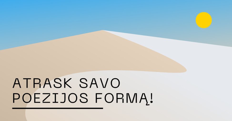 Renginio nuotrauka, TARP POEZIJOS: RAŠYMO STOVYKLA NIDOJE