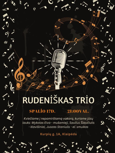 Renginio nuotrauka, "Rudeniškas Trio" | Kurpiai