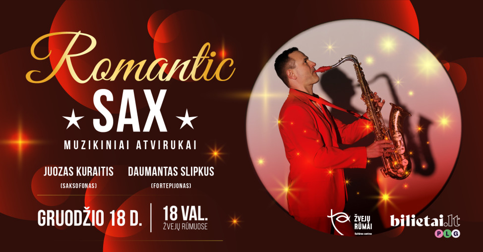 Renginio nuotrauka, Romantic SAX: muzikiniai atvirukai