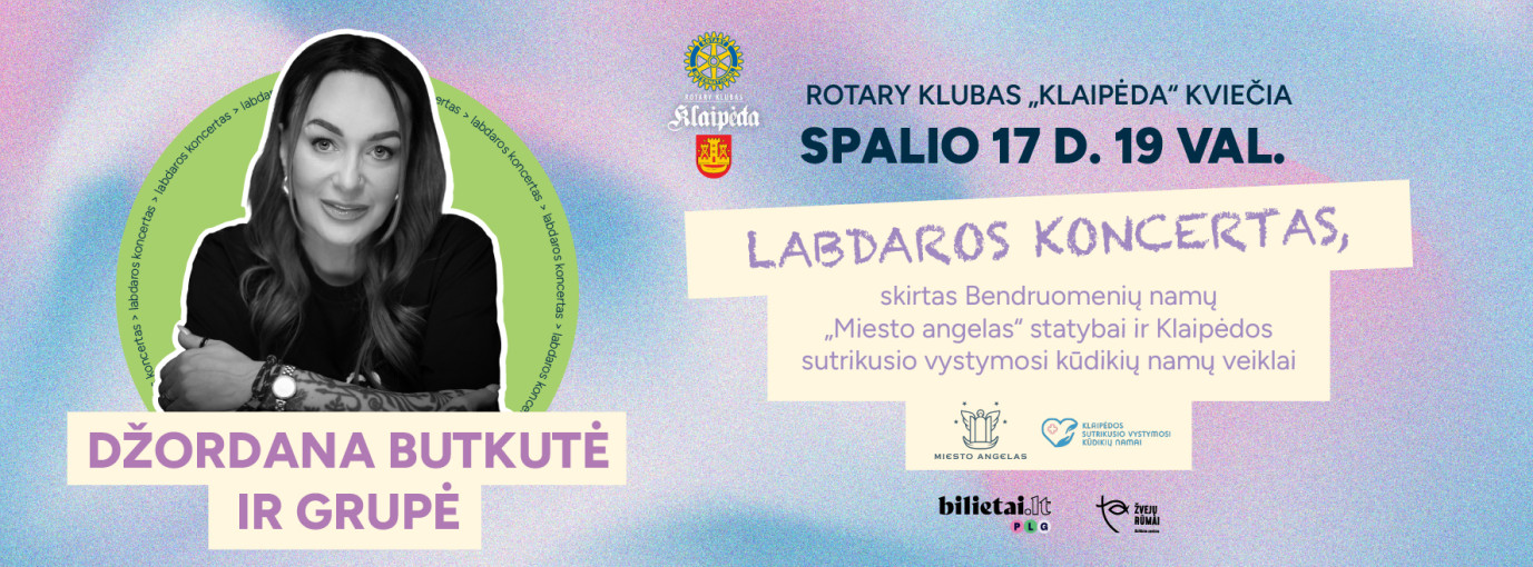Renginio nuotrauka, Labdaros koncertas. Džordana Butkutė ir grupė