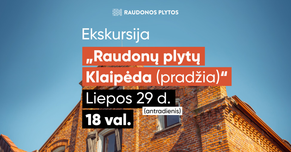 Renginio nuotrauka, Ekskursija „Raudonų plytų Klaipėda“