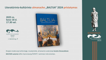 Literatūrinio-kultūrinio almanacho „Baltija“ 2024 pristatymas