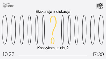 Ko dar nemoka dėstytojas? Susitikimas su parodos „Už ribų“ autoriais