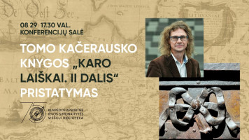 Tomo Kačerausko knygos „Karo laiškai. II dalis“ pristatymas