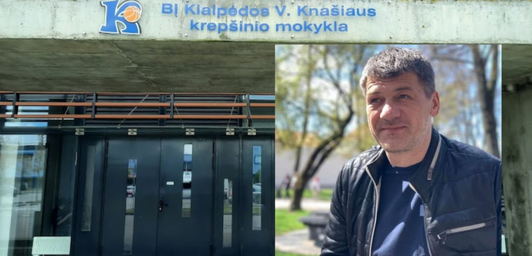 Klaipėdos Vlado Knašiaus krepšinio mokyklai vadovaus futbolininkas R. Dikinis