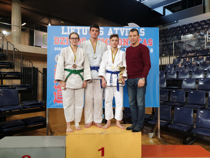 "Viesulo" sporto klubo auklėtinis - Lietuvos jaunių U-18 dziudo čempionas