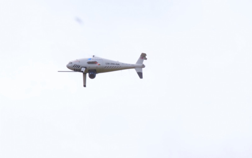 Baltijos jūros laivų taršos stebėseną vykdantis dronas baigia misiją