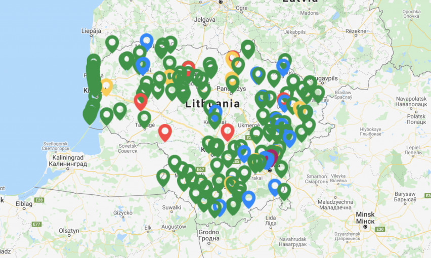 Grįžta poilsiautojų pamėgtas išmanus paplūdimių žemėlapis