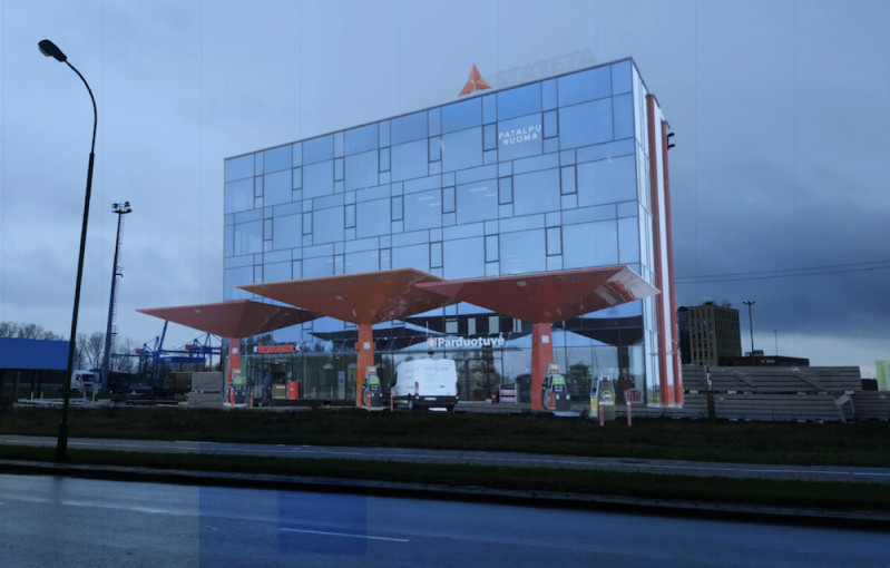 Klaipėdoje statys unikalią degalinę