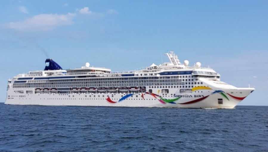 Klaipėdoje vieši kruizinis laivas „Norwegian Dawn“.