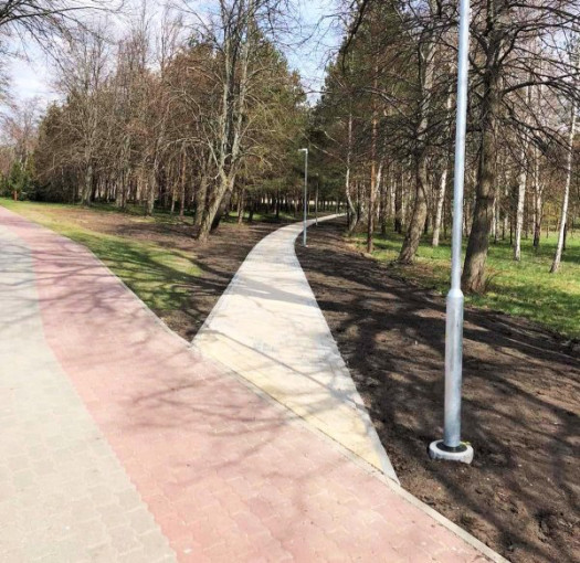 Link Palangos kapinių – iš pagrindų sutvarkytas ir apšviestas takas