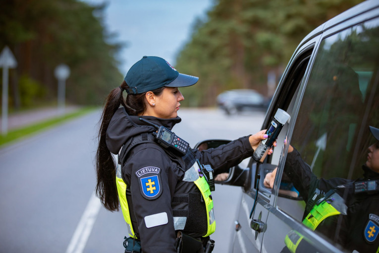 Klaipėdos apskrities kelių policija per savaitę nustatė 5 neblaivius vairuotojus