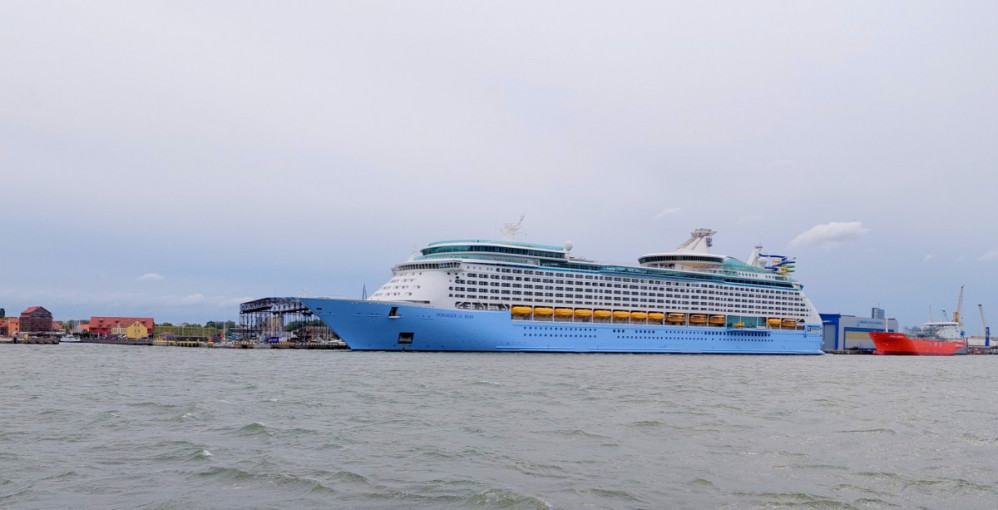 Klaipėdoje vieši kruizinis laivas „Voyager of the Seas“