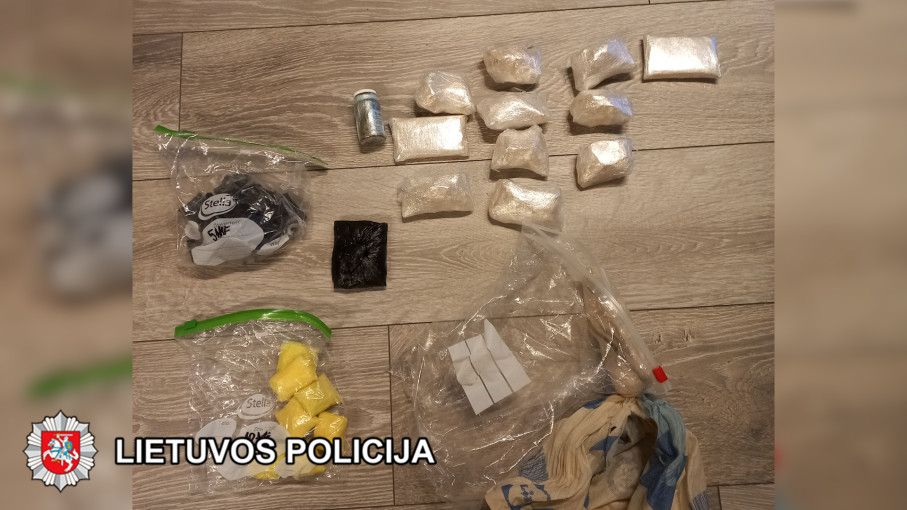 Klaipėdoje teismui perduota byla dėl neteisėto disponavimo labai dideliu psichotropinių medžiagų kiekiu