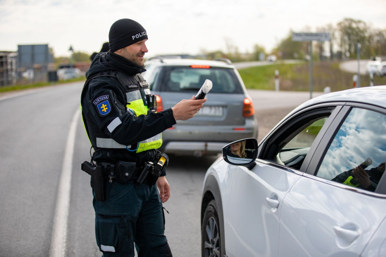 Per savaitę Klaipėdos apskrities kelių policijos pareigūnai nustatė 18 neblaivių vairuotojų