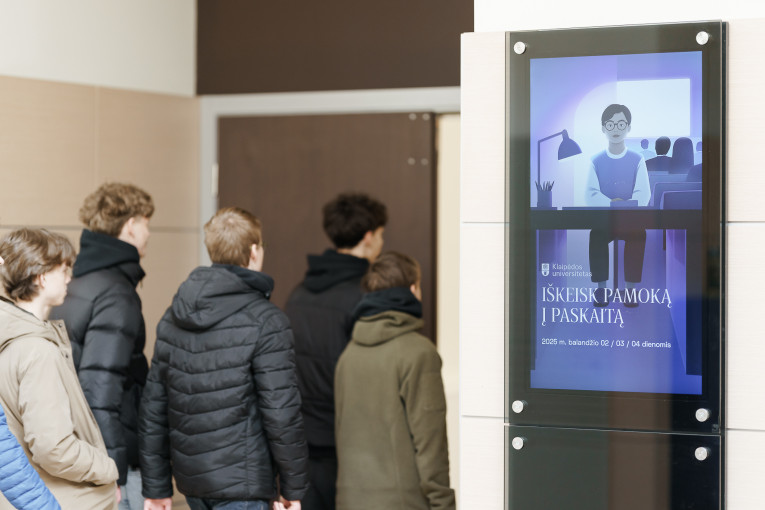 Klaipėdos universiteto projekte „Iškeisk pamoką į paskaitą“ – rekordinis dalyvių skaičius