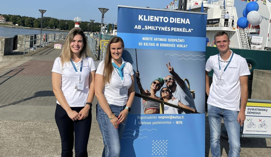 AB „Smiltynės perkėla“ kviečia į klientų dieną
