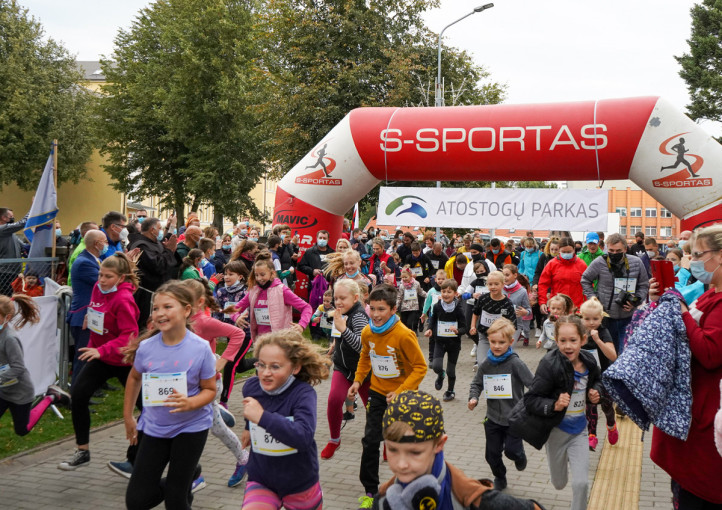 Dalyvauti labdaringame bėgime į Kretingą atvyko net ministras
