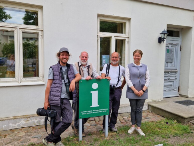 Šilutės krašte lankėsi ornitologinio turizmo ambasadoriai iš Didžiosios Britanijos ir Suomijos