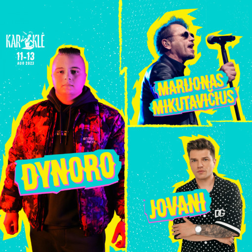 Festivalio Karklė organizatoriai skelbia: scenoje išvysime Dynoro ir du neoficialius ambasadorius