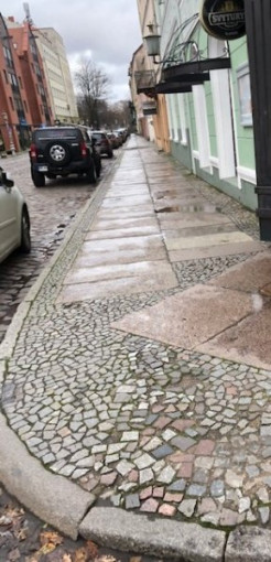 Startuos Žvejų gatvės atnaujinimo darbai