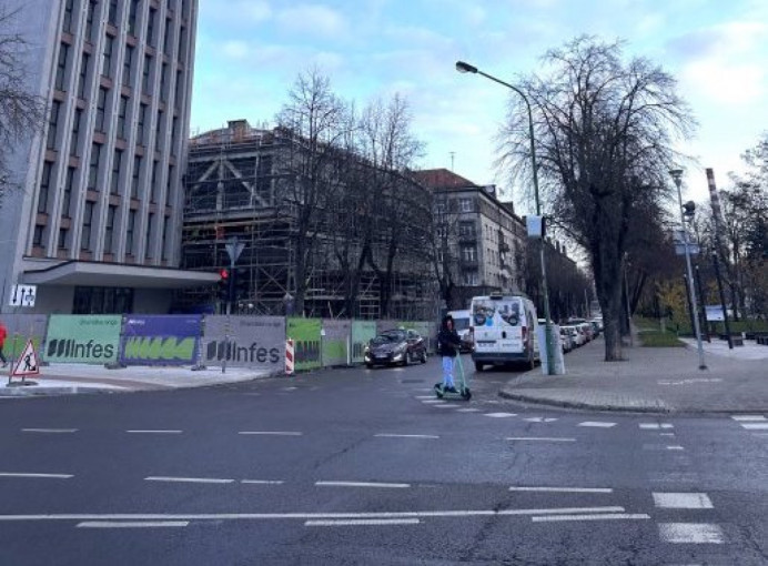 Klaipėdoje numatomi pokyčiai Danės gatvėje ties Muzikiniu teatru