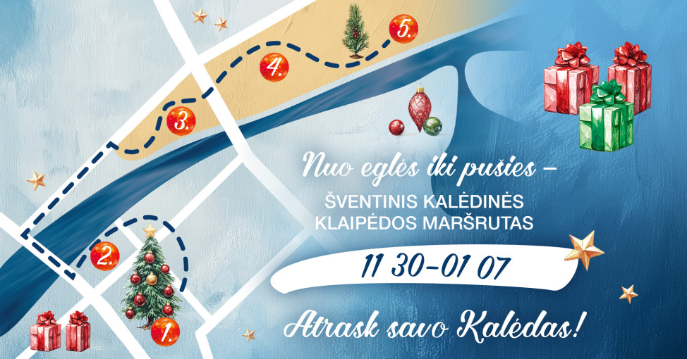 Šiemet Klaipėda turės šventinį Kalėdinį maršrutą