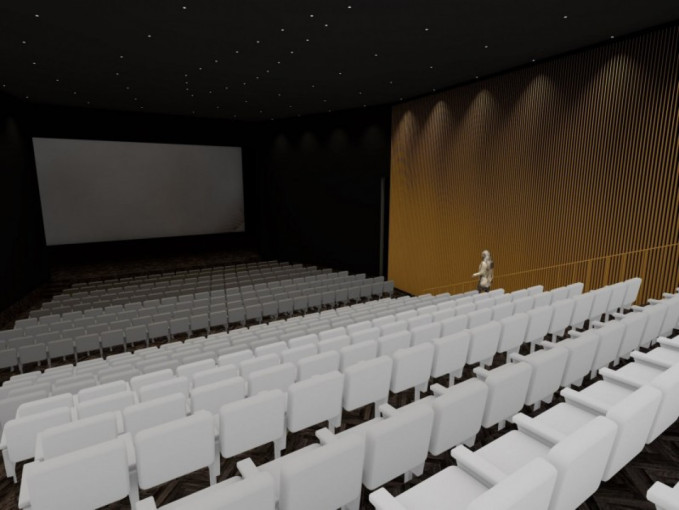 Gargždų kultūros centro renovacijos projektas: darbai nestoja