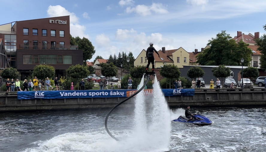 Šeštadienį Klaipėdos centre – nemokamos vandens pramogos, rungtys ir atrakcijos
