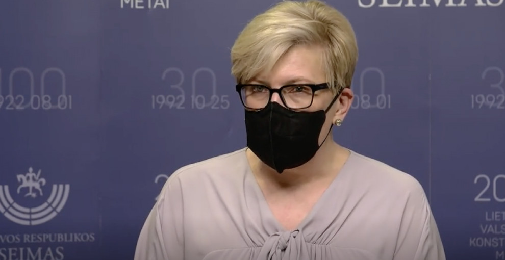 I. Šimonytė: reikalavimas vaikams iki 16 metų turėti galimybių pasą bus laikinai stabdomas