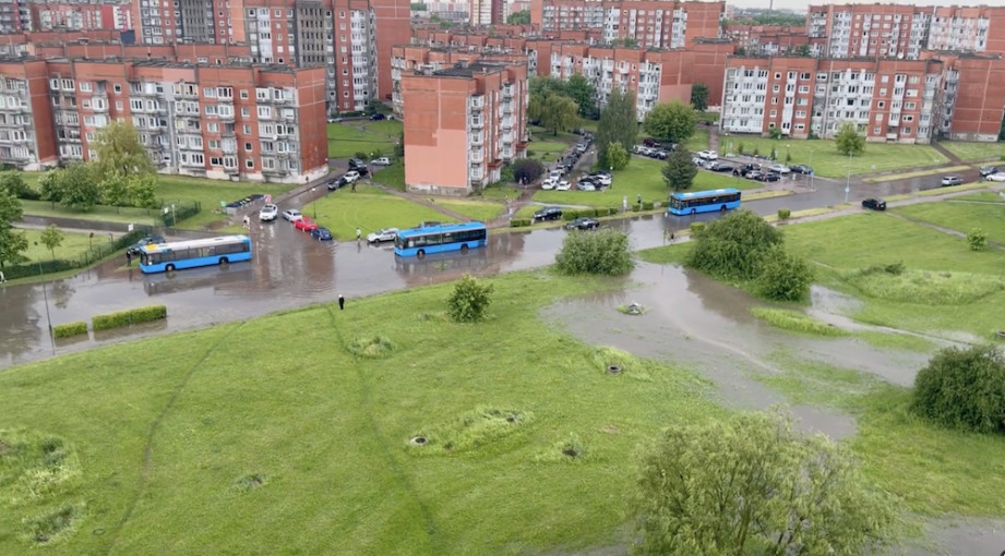 Patvino Klaipėdos Mogiliovo gatvė (VIDEO)