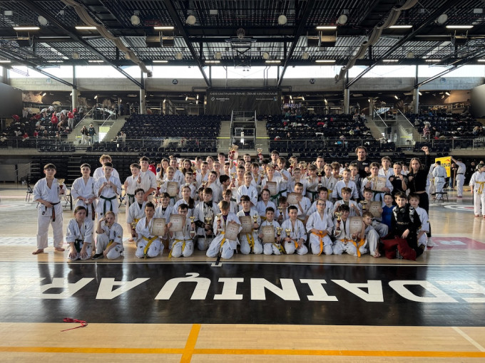 Karate mokyklos „Shodan" auklėtinių komanda - stipriausia Lietuvos vaikų-jaunučių čempionate šešioliktus metus iš eilės