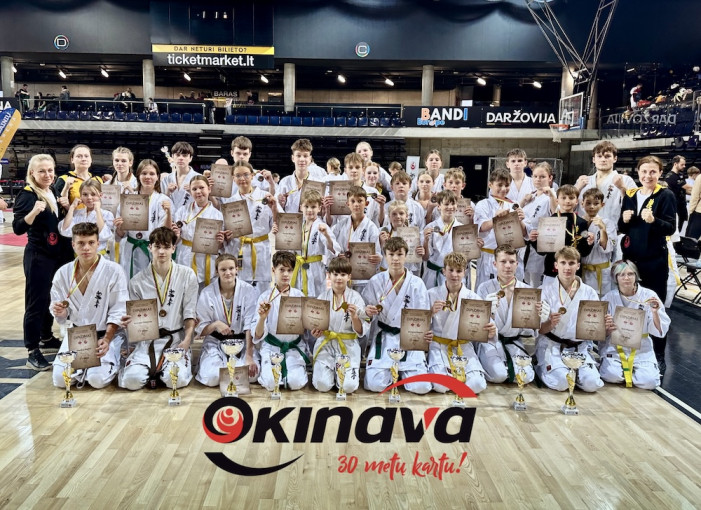 Okinava tarp top 5 stipriausių kyokushin karate klubų Lietuvoje