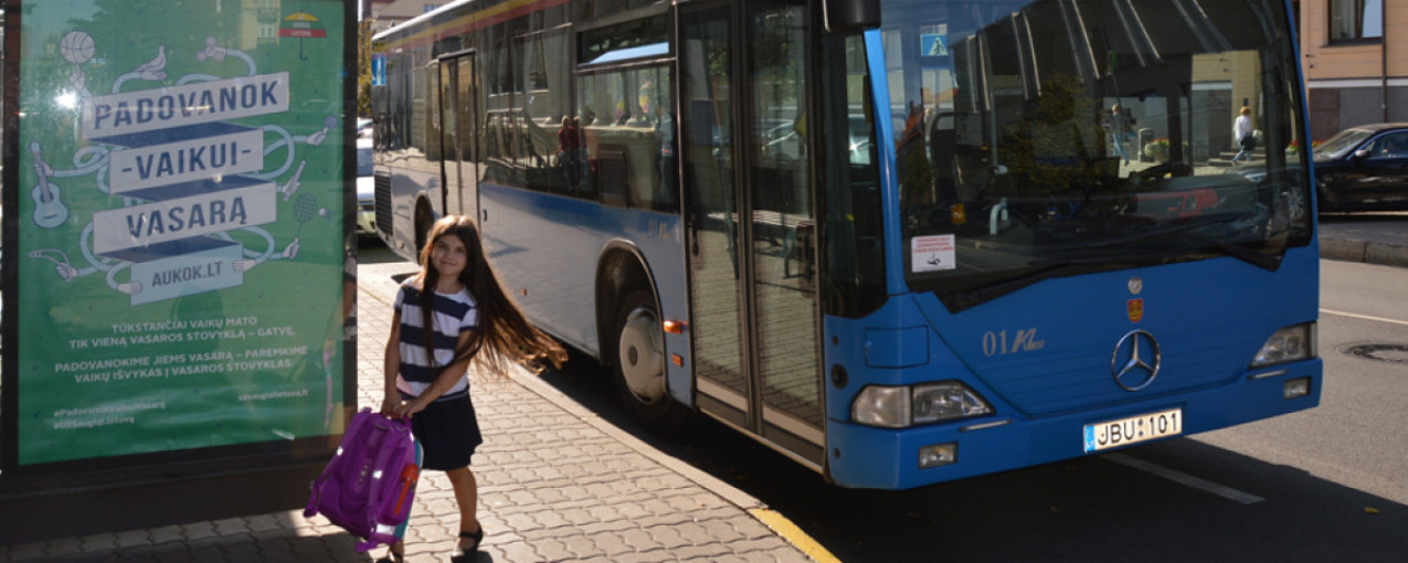 Klaipėdos keleivinis transportas: jau galima pildyti Pradinuko bilietą