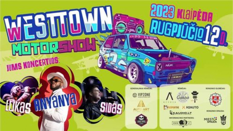 Į Klaipėdos autodromą sugrįžta tradicija tapęs renginys – „West Town Motor Show 2023”