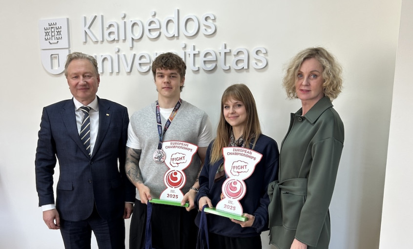 Klaipėdos universiteto pirmakursiai – Europos suaugusiųjų kyokushin karatė bronzos medalininkai