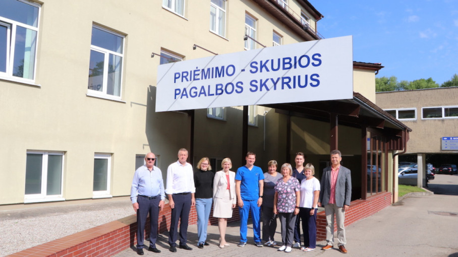 Šilutės ligoninėje –skubią pagalbą teikia atnaujintose patalpose